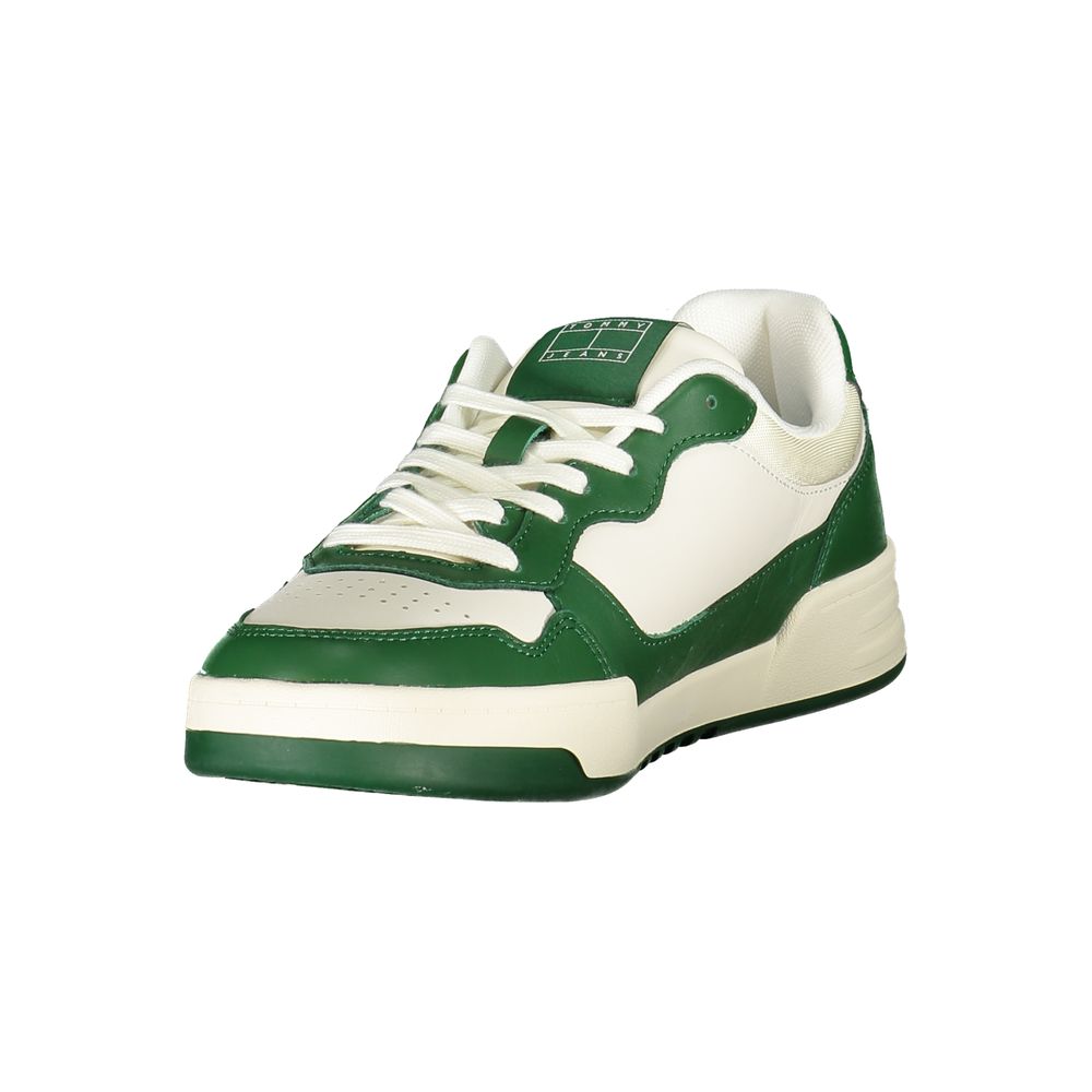 Tommy Hilfiger Men's White Polyurethane Sneakers