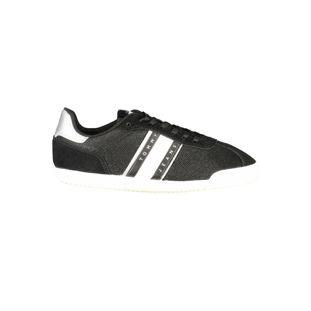 Tommy Hilfiger Women's Black Polyester Sneakers