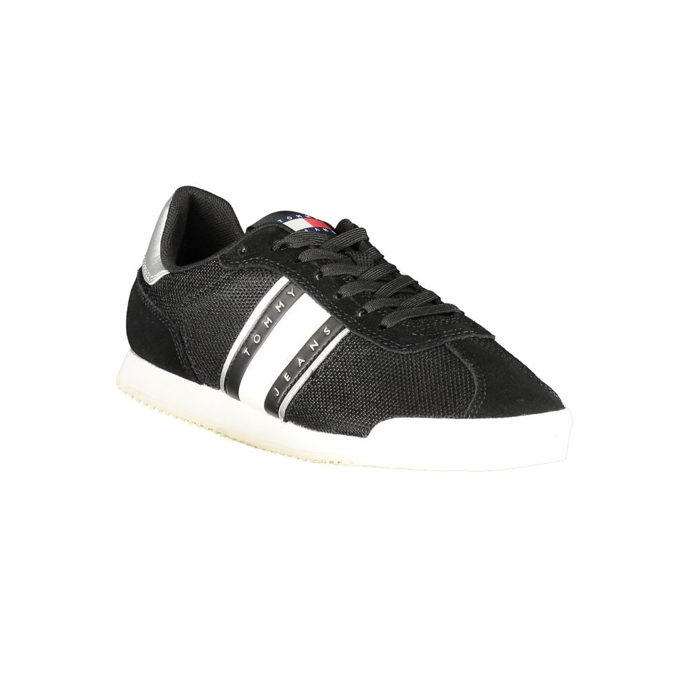 Tommy Hilfiger Women's Black Polyester Sneakers