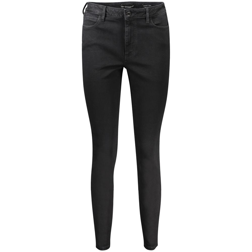 Guess Jeans Women's Black Cotton Skinny Jeans