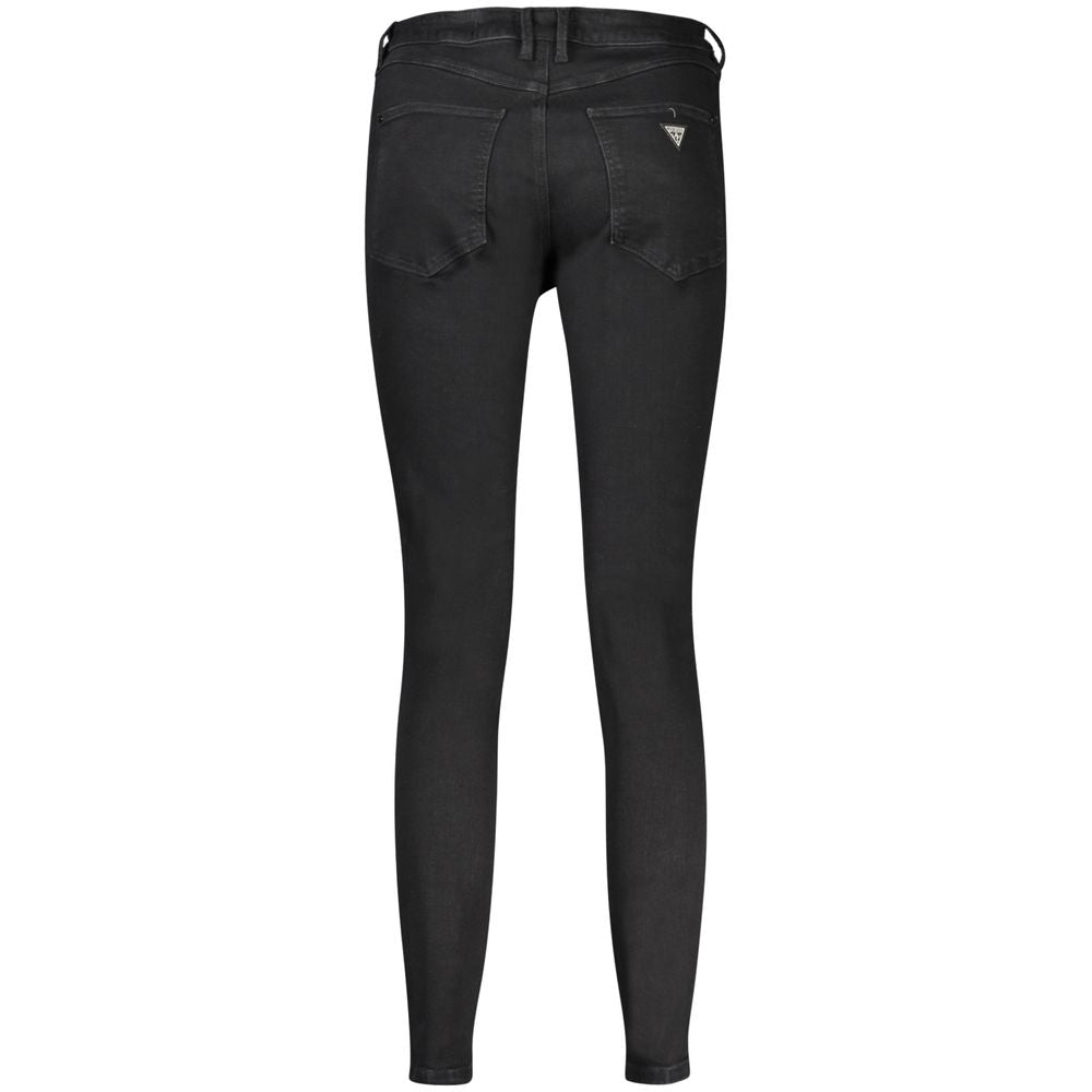 Guess Jeans Women's Black Cotton Skinny Jeans