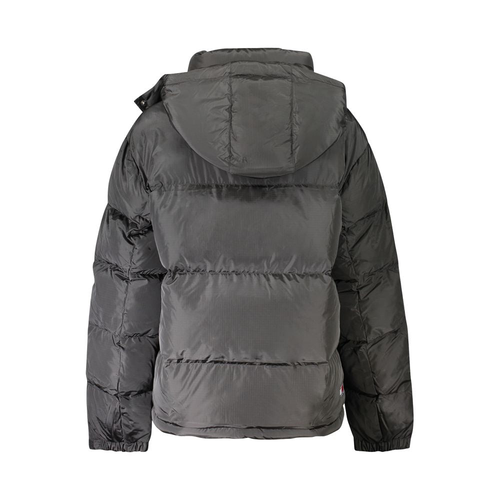 Tommy Hilfiger Women's Black Polyester Full-Length Jacket