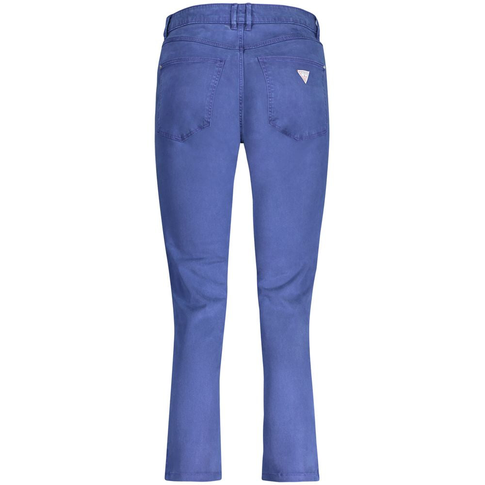 Guess Jeans Women's Blue Cotton Skinny Jeans