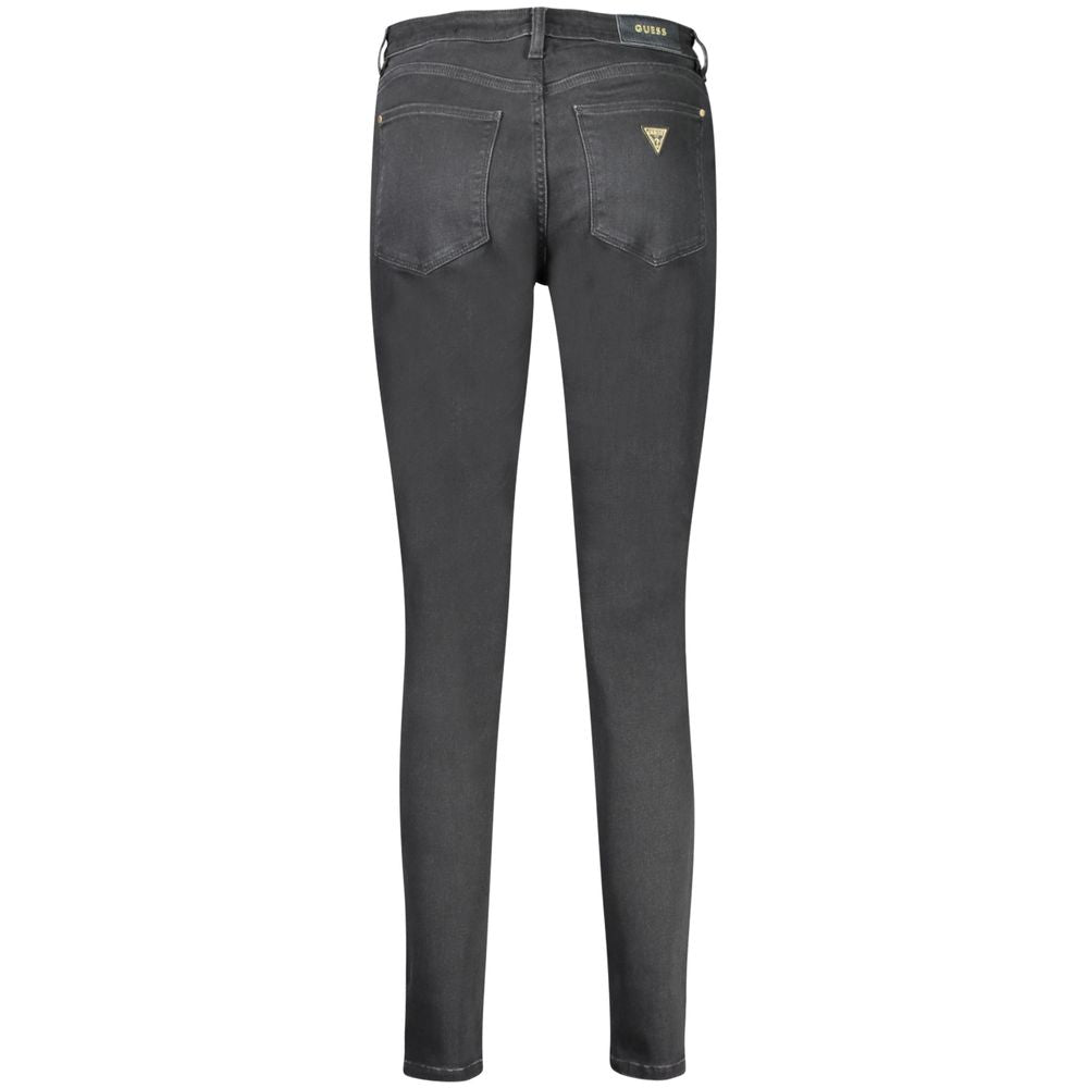 Guess Jeans Women's Black Cotton Skinny Jeans
