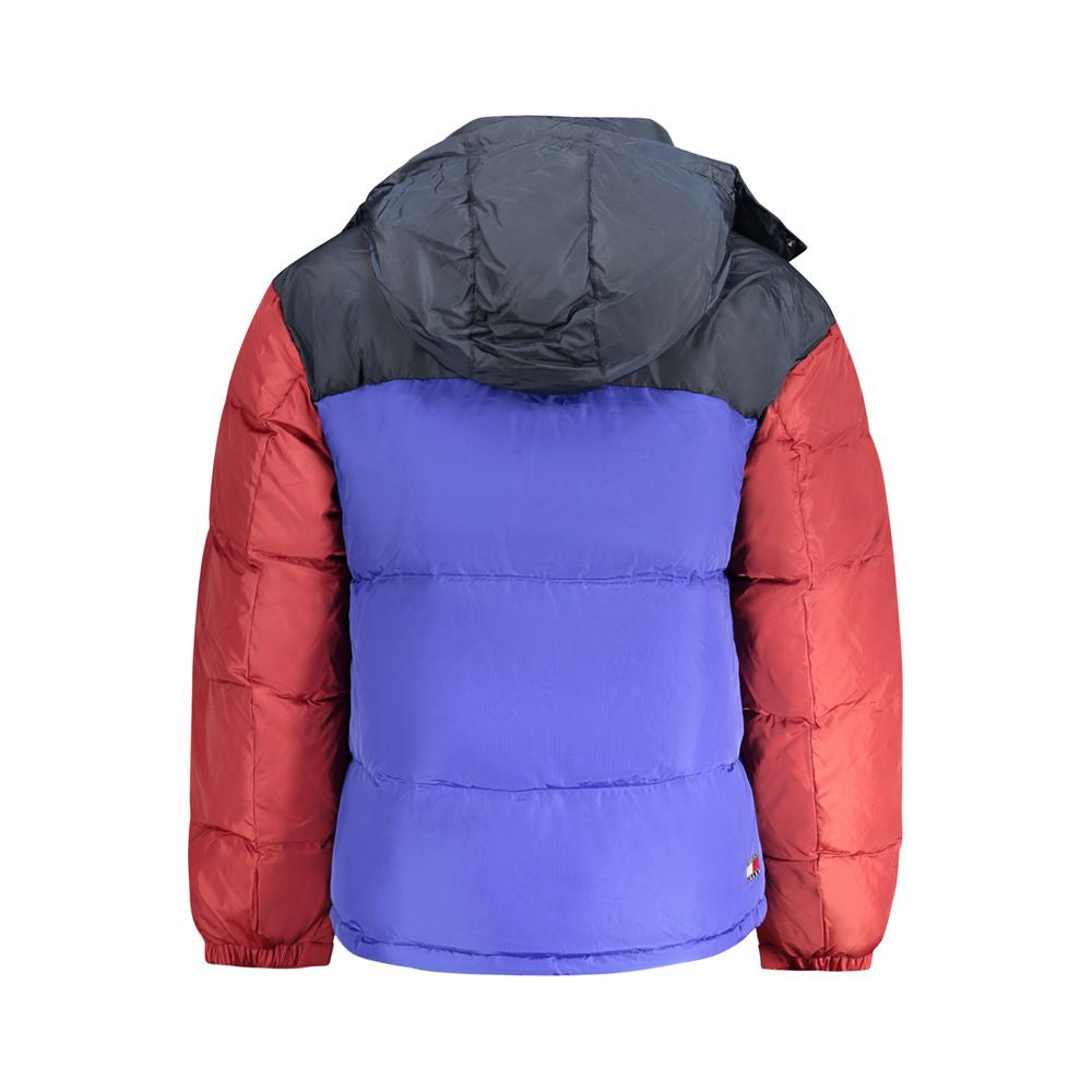 Tommy Hilfiger Men's Blue Polyester Full-Length Jacket
