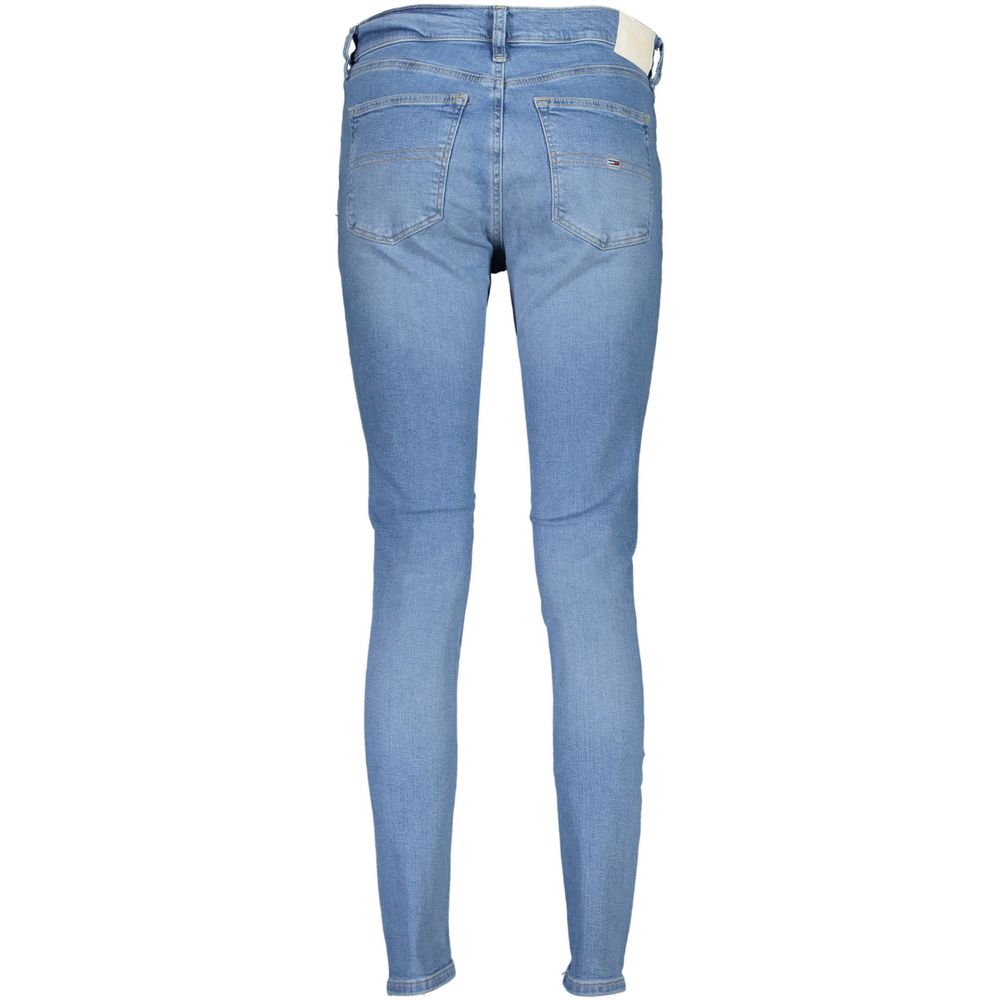 Tommy Hilfiger Women's Blue Cotton Skinny Jeans