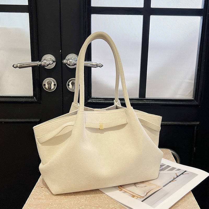 Elegant Soft Suede Tote Bag for Women