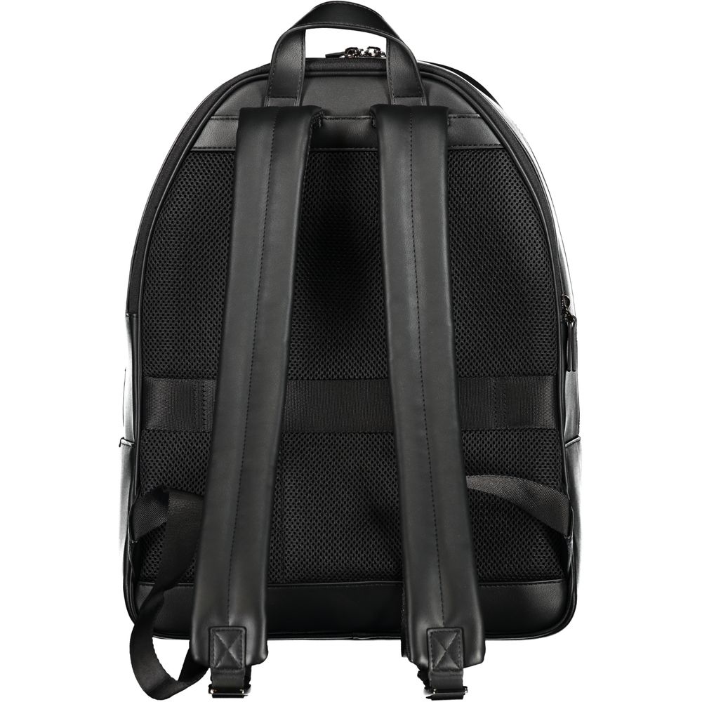 Tommy Hilfiger Men's Black Polyurethane Backpack - image 2