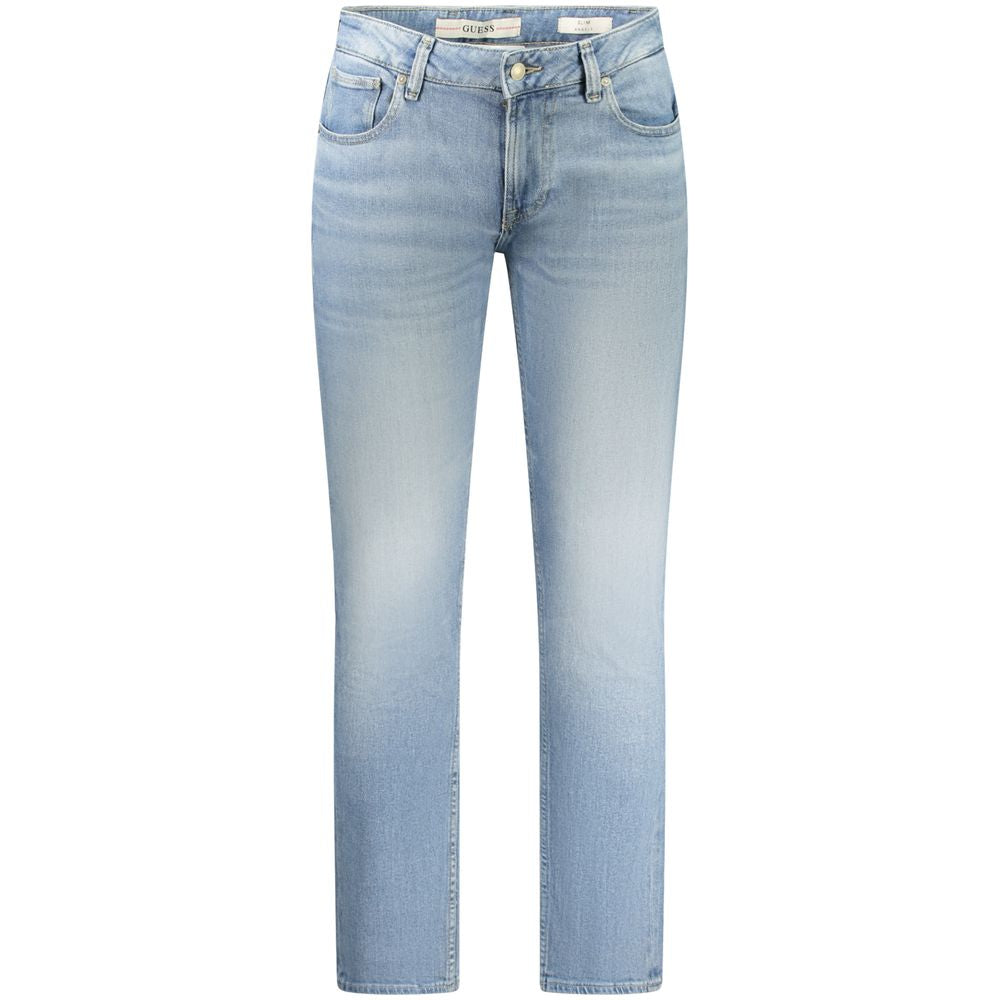Guess Jeans Women's Blue Cotton Skinny Jeans