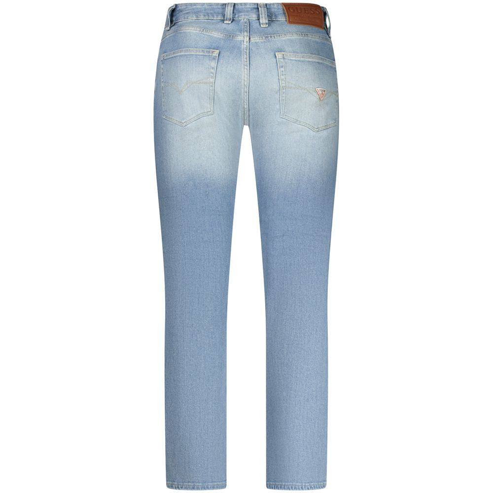 Guess Jeans Women's Blue Cotton Skinny Jeans