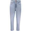 Tommy Hilfiger Mom Women's Blue Cotton Mom Jeans