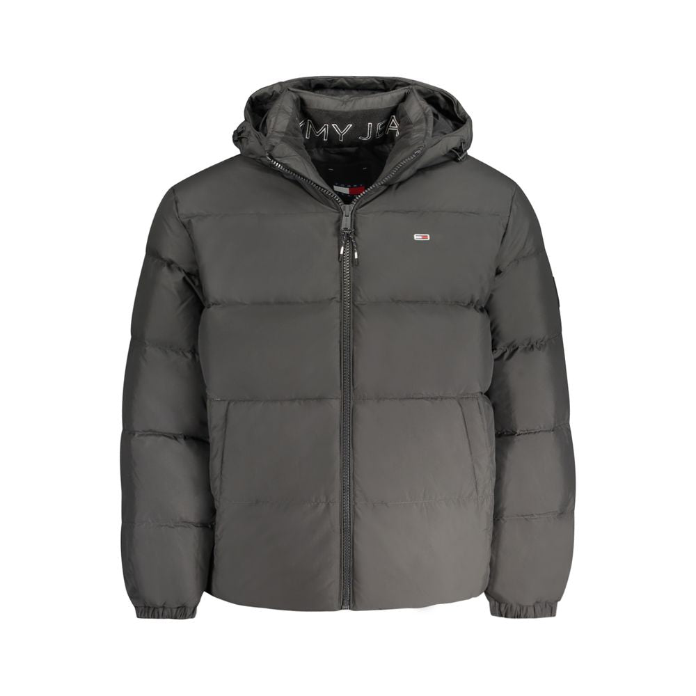 Tommy Hilfiger Men's Black Polyester Shell Jacket