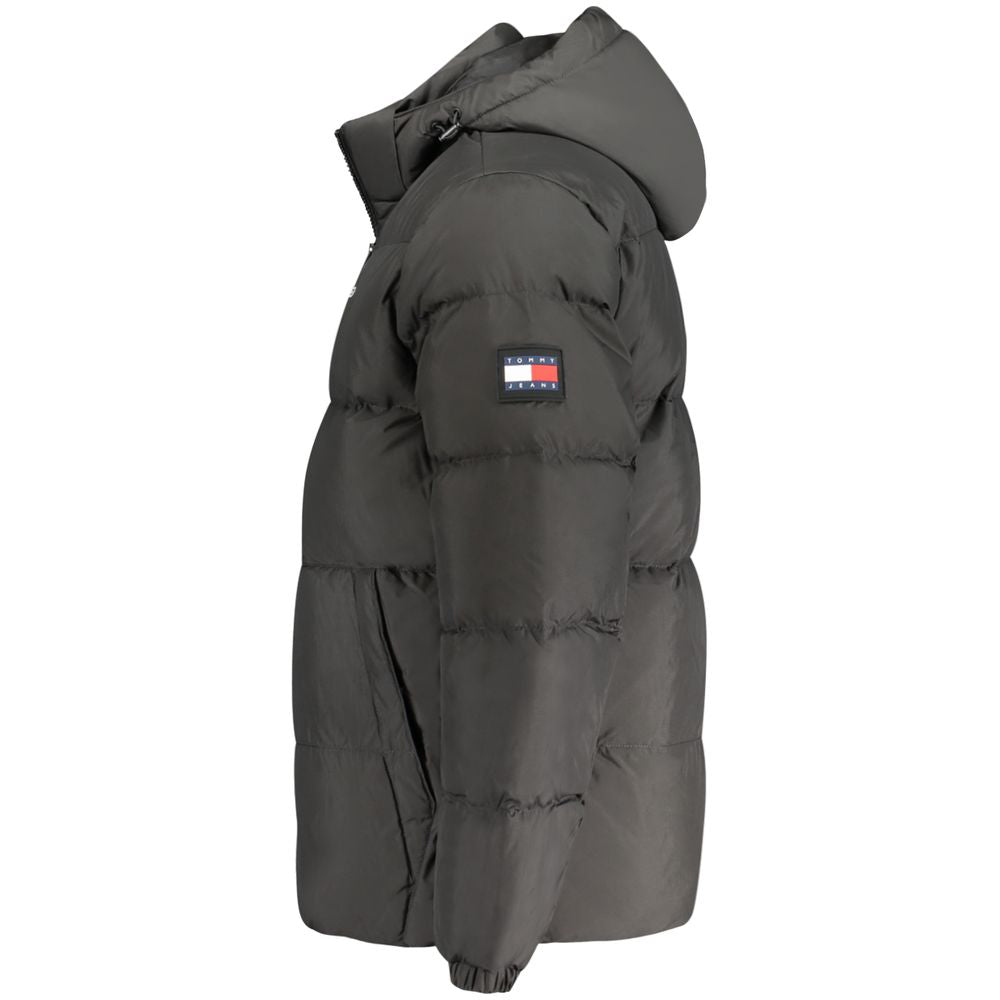 Tommy Hilfiger Men's Black Polyester Shell Jacket