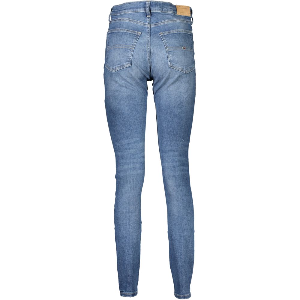 Tommy Hilfiger Women's Blue Cotton Skinny Jeans