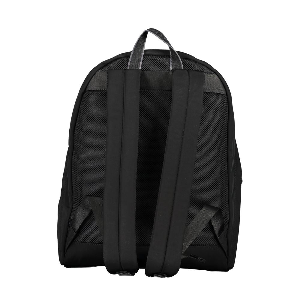 Tommy Hilfiger Men's Black Nylon Logo Backpack - image 2