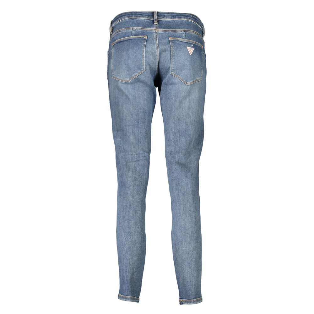 Guess Jeans Women's Blue Cotton Skinny Jeans
