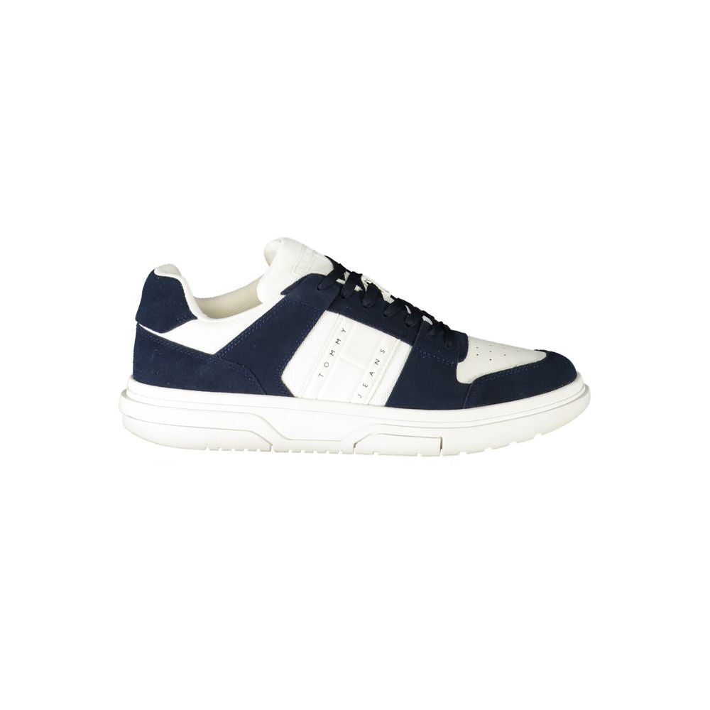 Tommy Hilfiger Men's Blue Polyurethane Sneakers