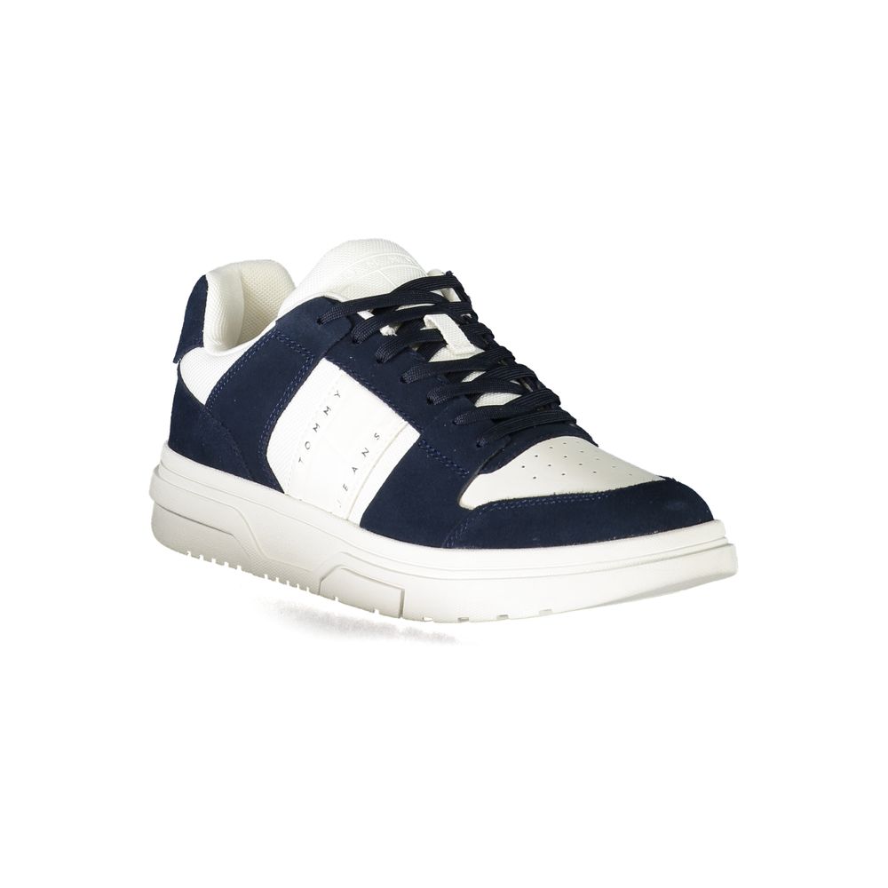 Tommy Hilfiger Men's Blue Polyurethane Sneakers