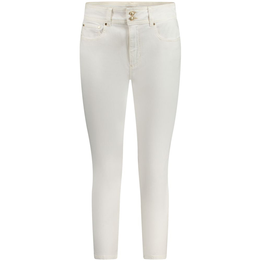 Guess Jeans Women's White Cotton Skinny Jeans