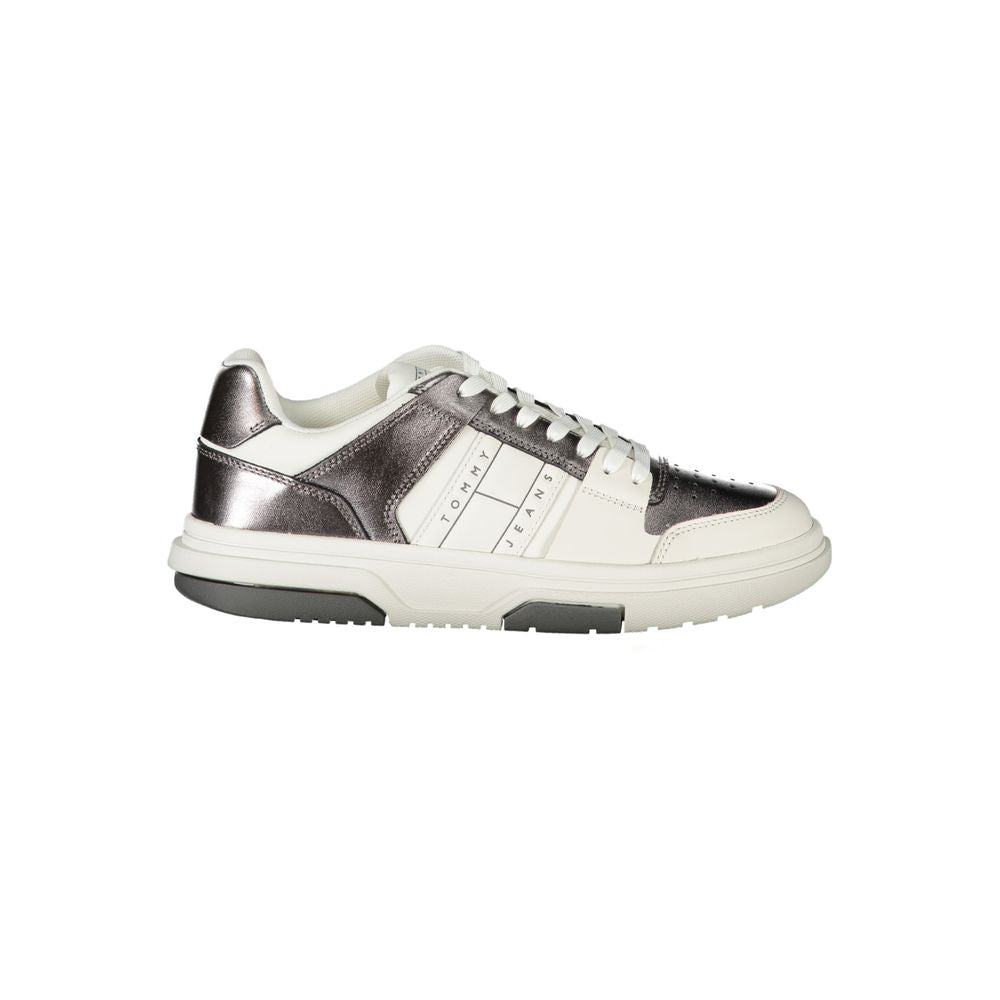 Tommy Hilfiger Women's White Polyurethane Sneakers