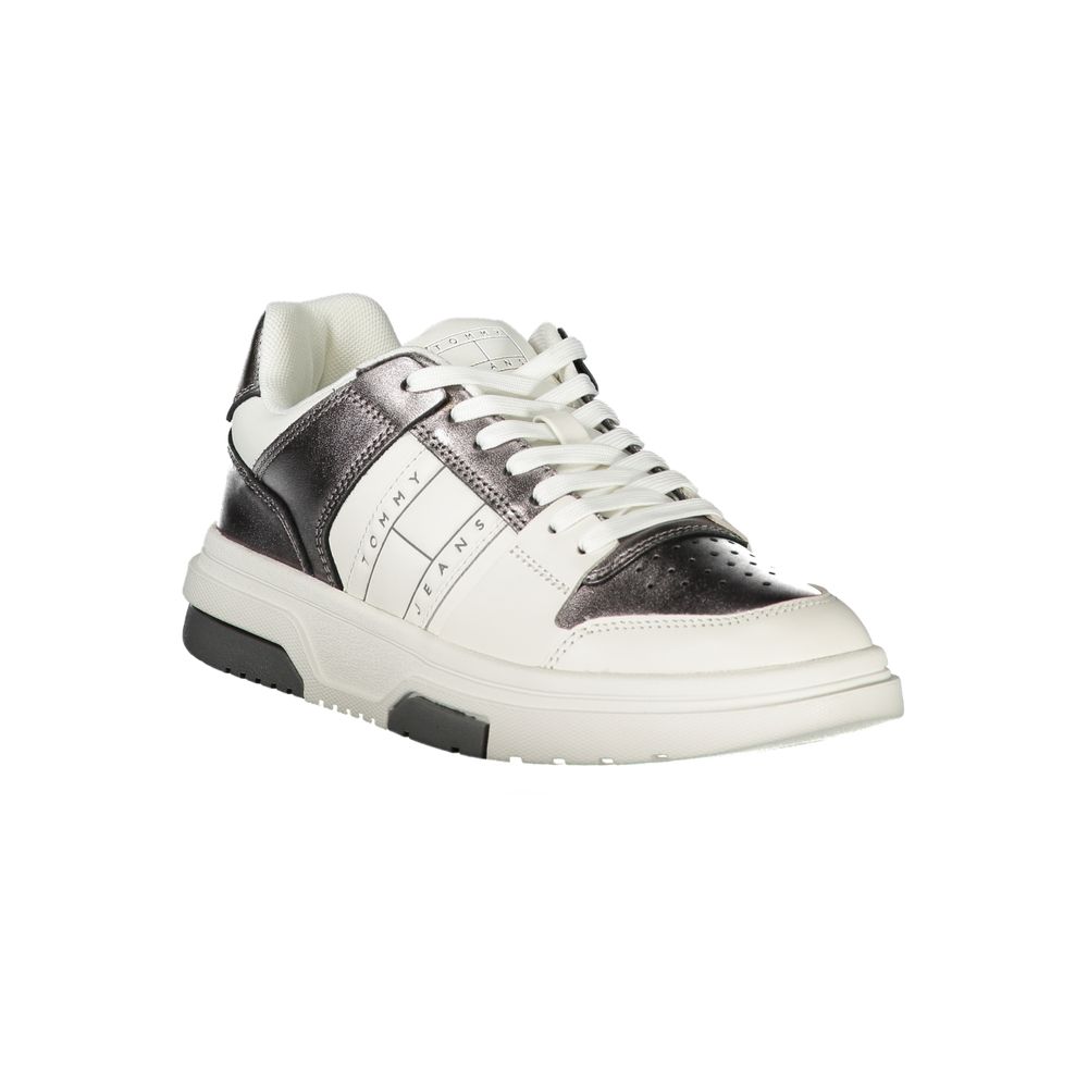 Tommy Hilfiger Women's White Polyurethane Sneakers