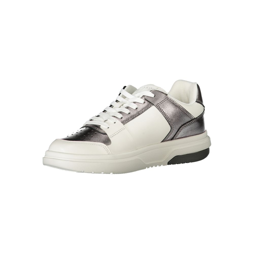 Tommy Hilfiger Women's White Polyurethane Sneakers