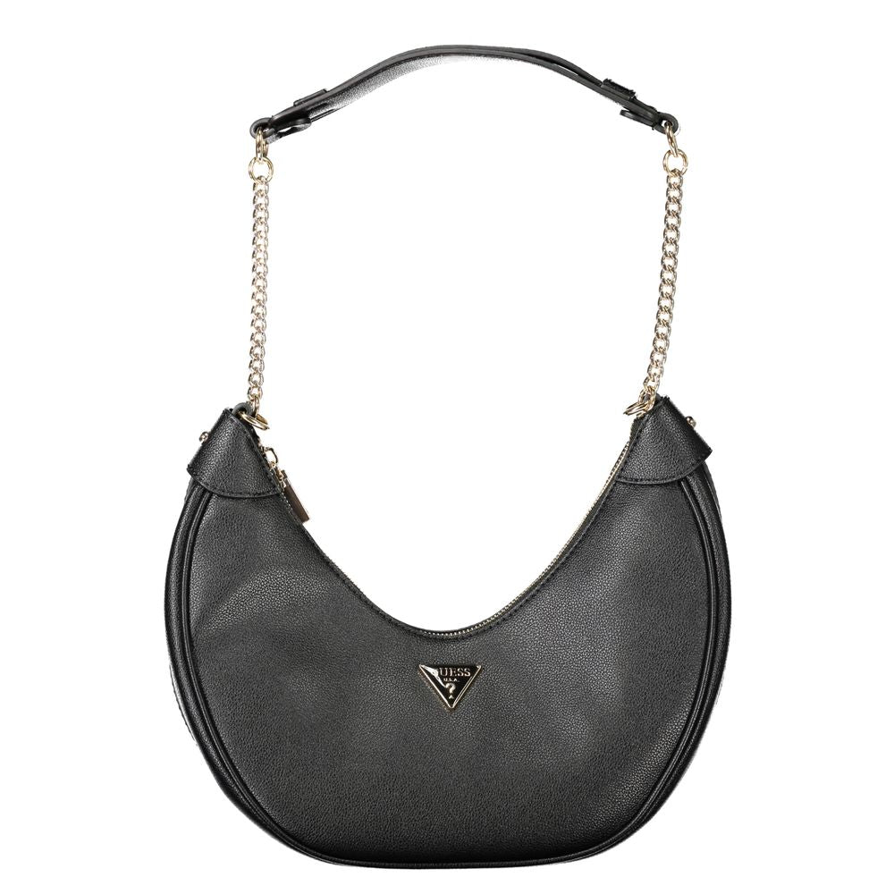 Guess Fedora Women's Black Chain Shoulder Bag