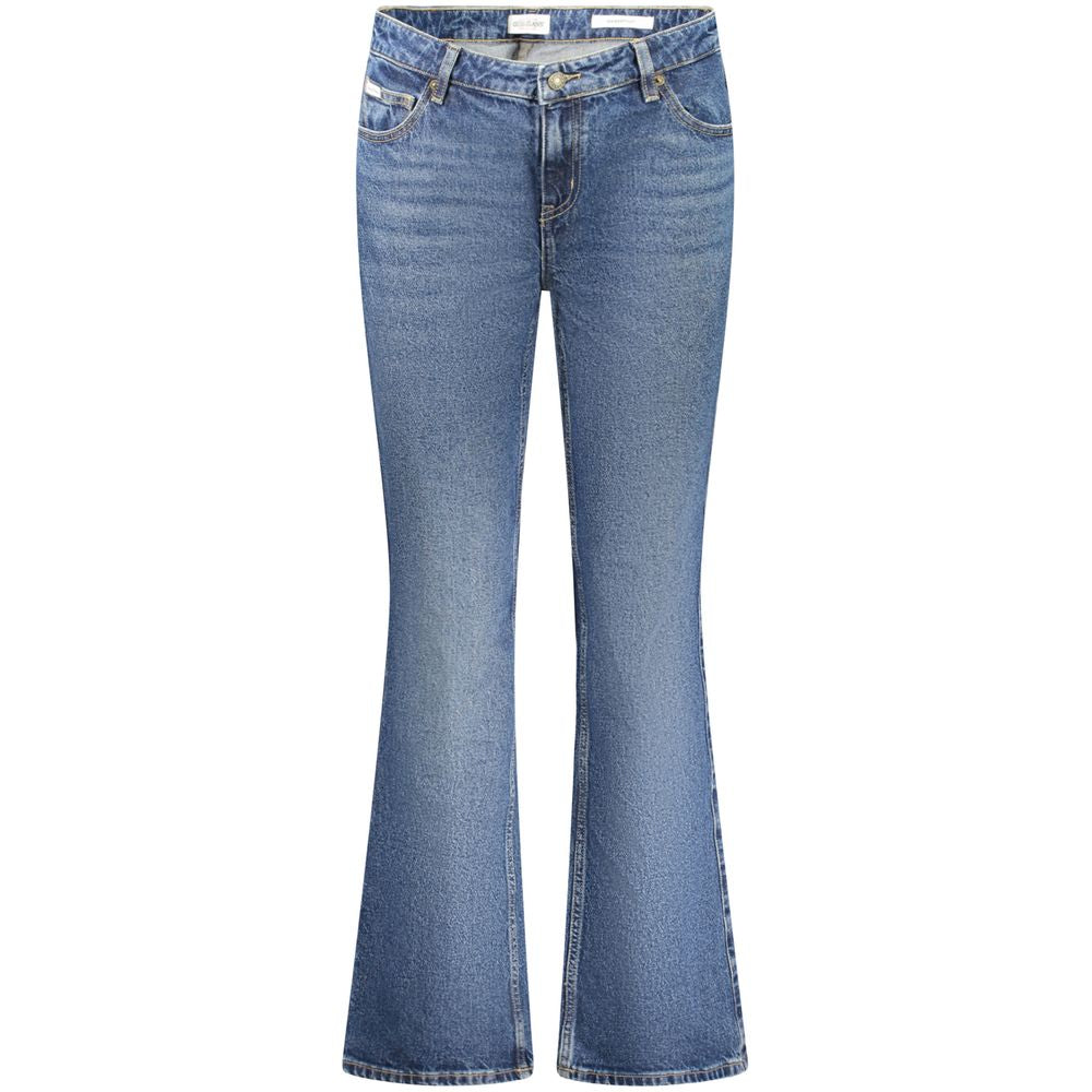 Guess Jeans Women's Blue Cotton Bootcut Jeans
