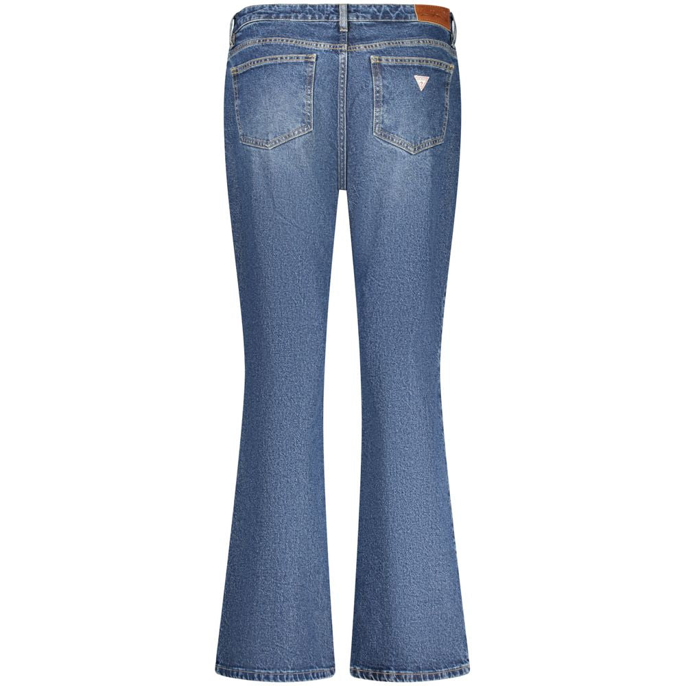 Guess Jeans Women's Blue Cotton Bootcut Jeans