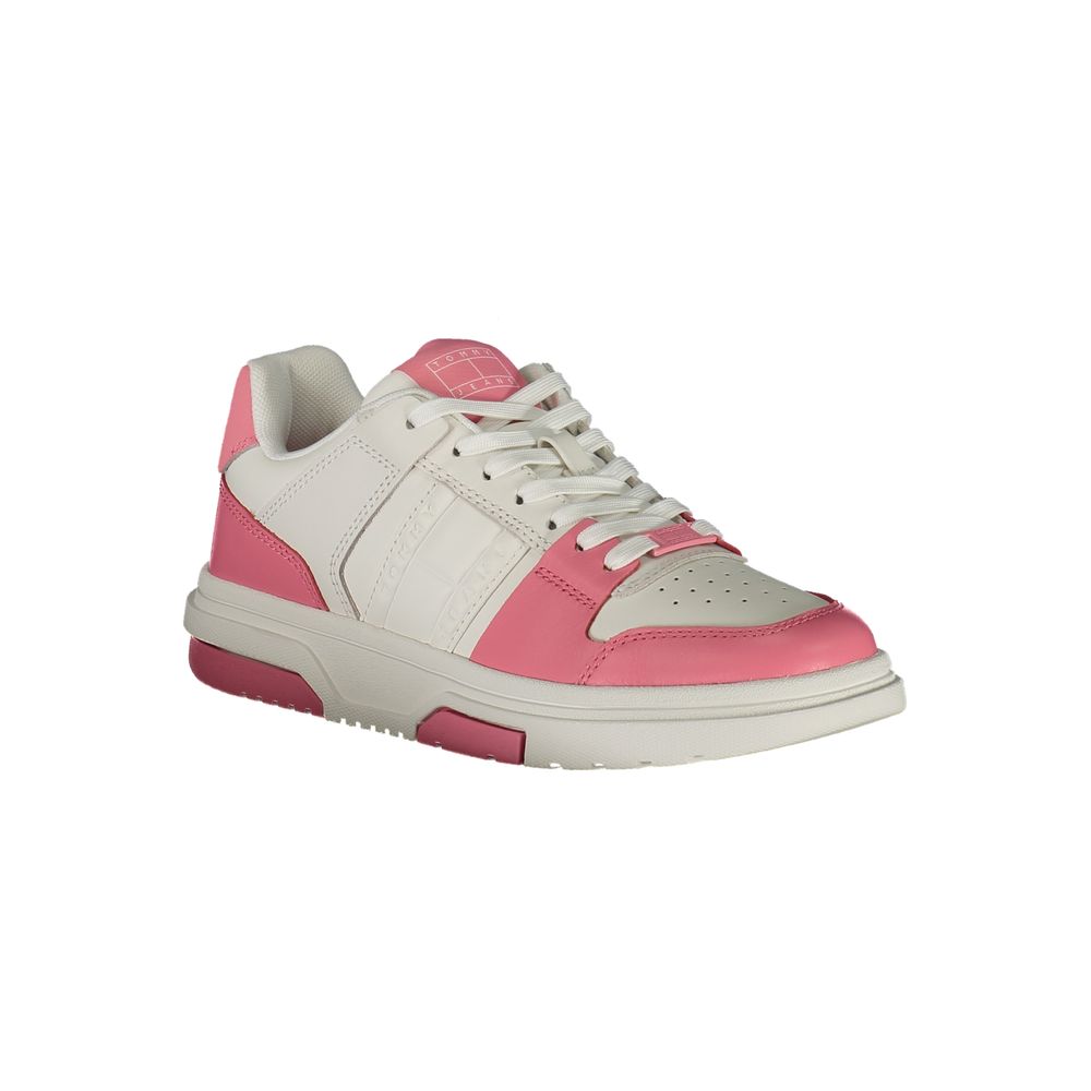 Tommy Hilfiger Women's Pink Polyurethane Sneakers