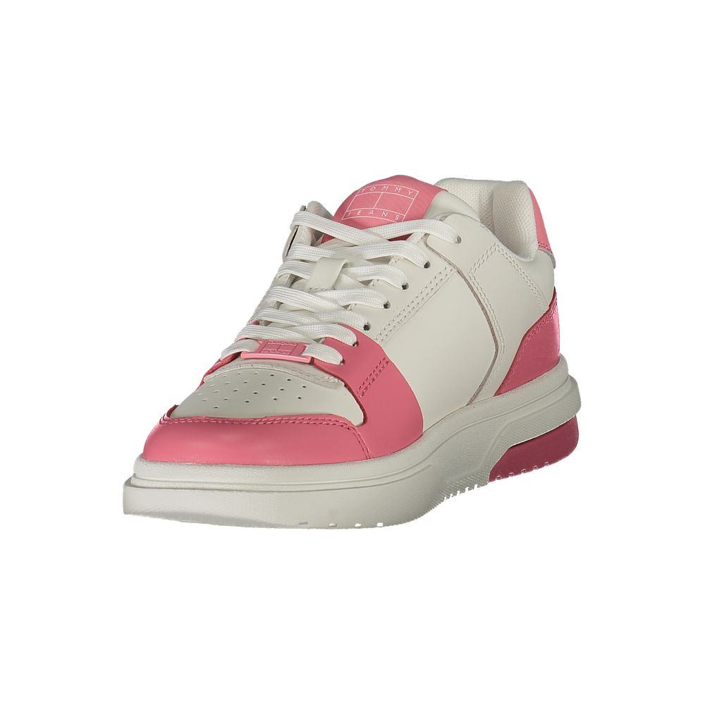 Tommy Hilfiger Women's Pink Polyurethane Sneakers