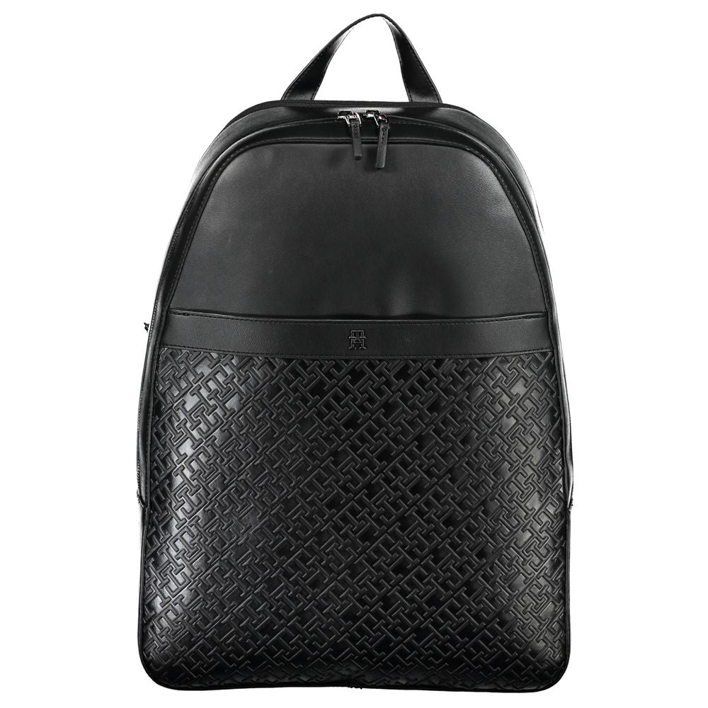 Tommy Hilfiger Men's Black Polyethylene Backpack
