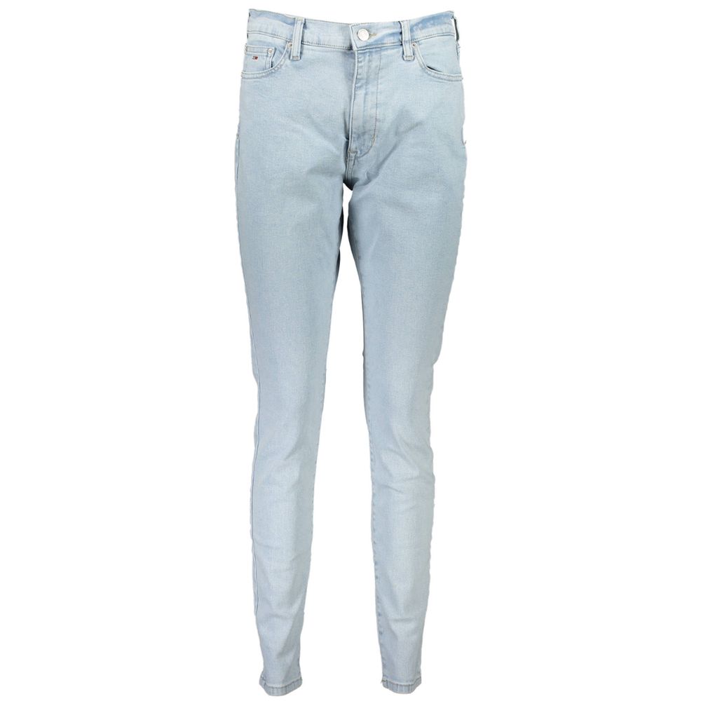 Tommy Hilfiger Women's Blue Cotton Skinny Jeans