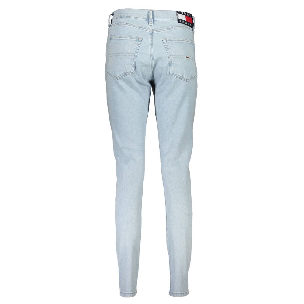 Tommy Hilfiger Women's Blue Cotton Skinny Jeans