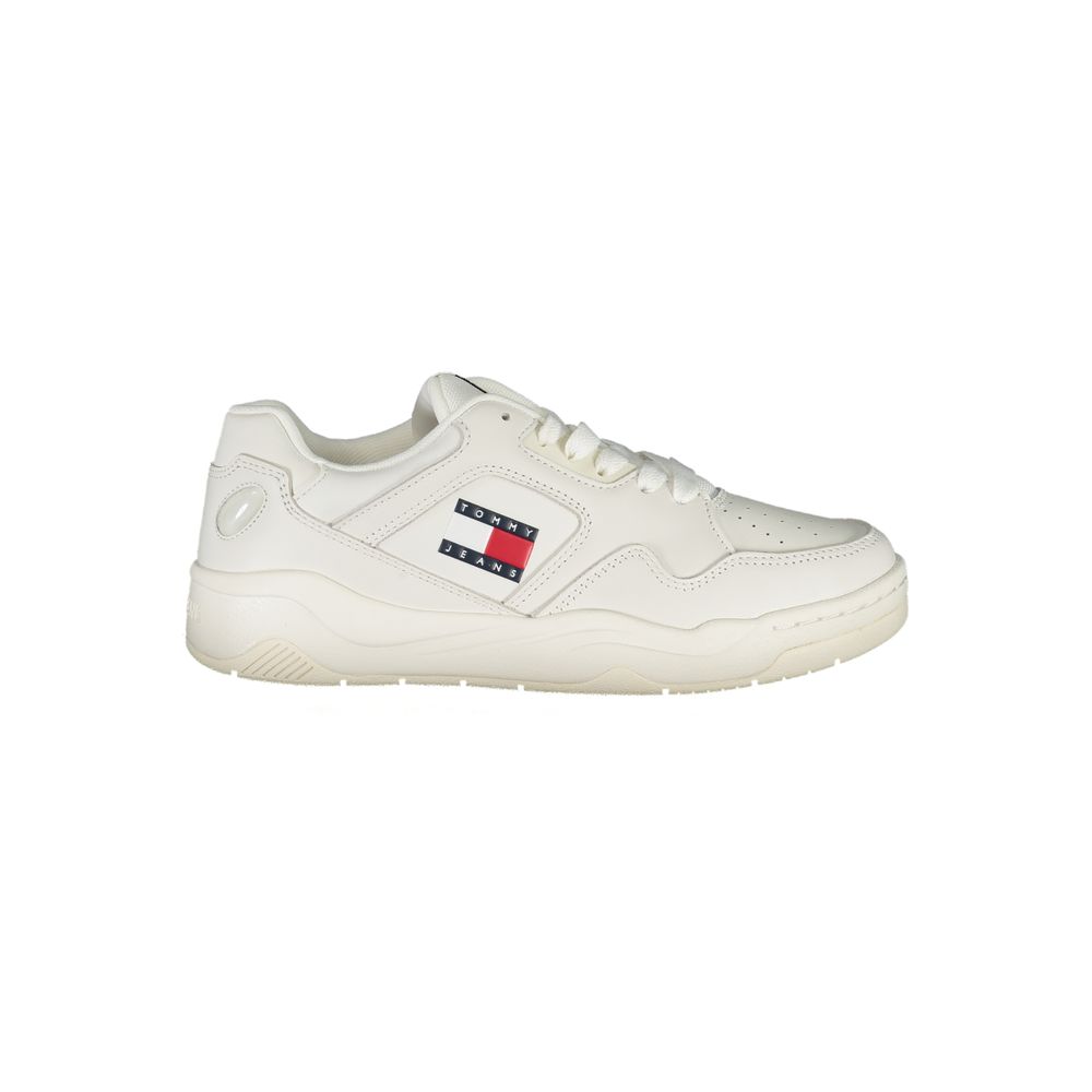 Tommy Hilfiger Women's White Polyurethane Sneakers