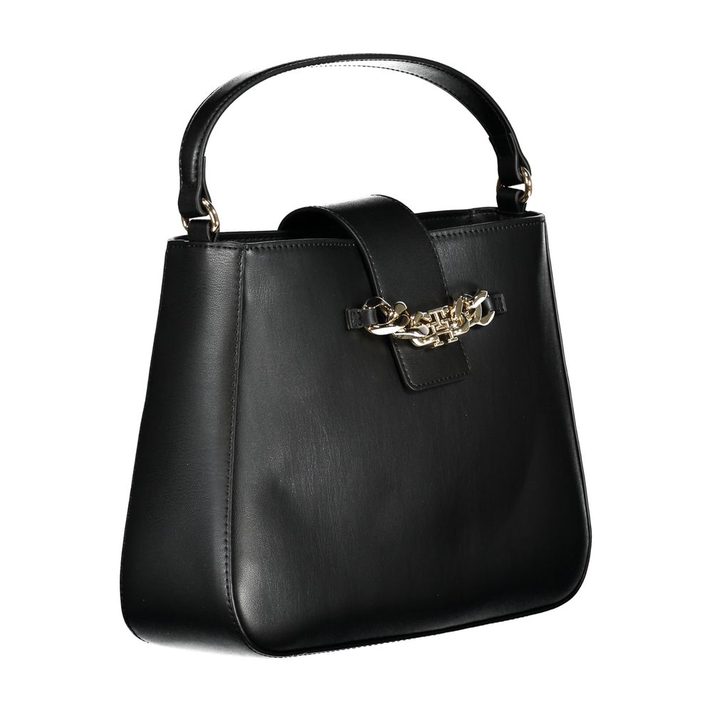 Tommy Hilfiger Women's Black Polyurethane Handbag - image 3