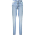 Tommy Hilfiger Women's Blue Cotton Skinny Jeans