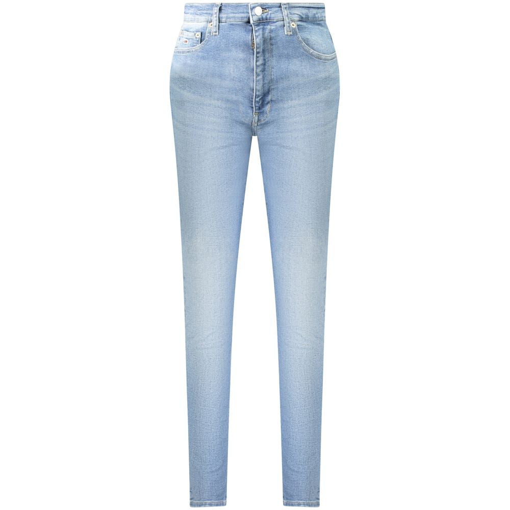Tommy Hilfiger Women's Blue Cotton Skinny Jeans