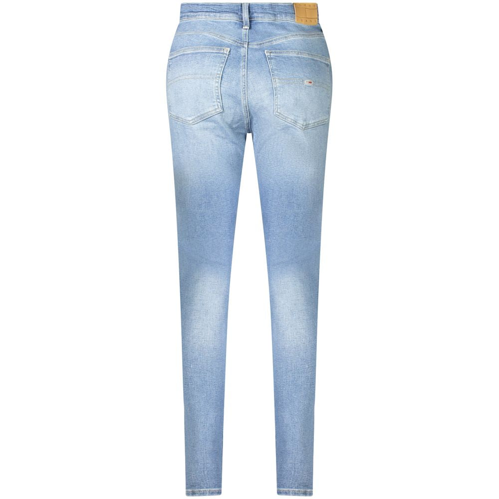 Tommy Hilfiger Women's Blue Cotton Skinny Jeans