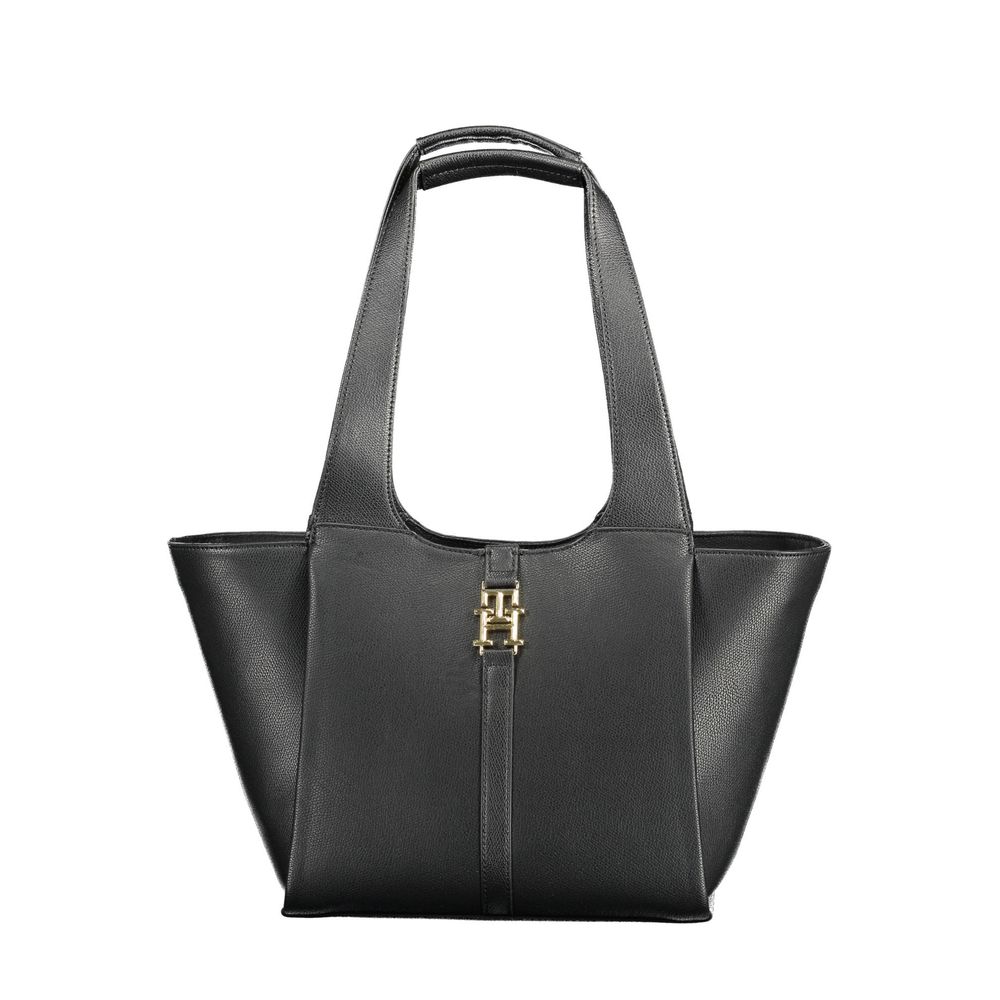 Tommy Hilfiger Women's Black Polyurethane Handbag - image 1