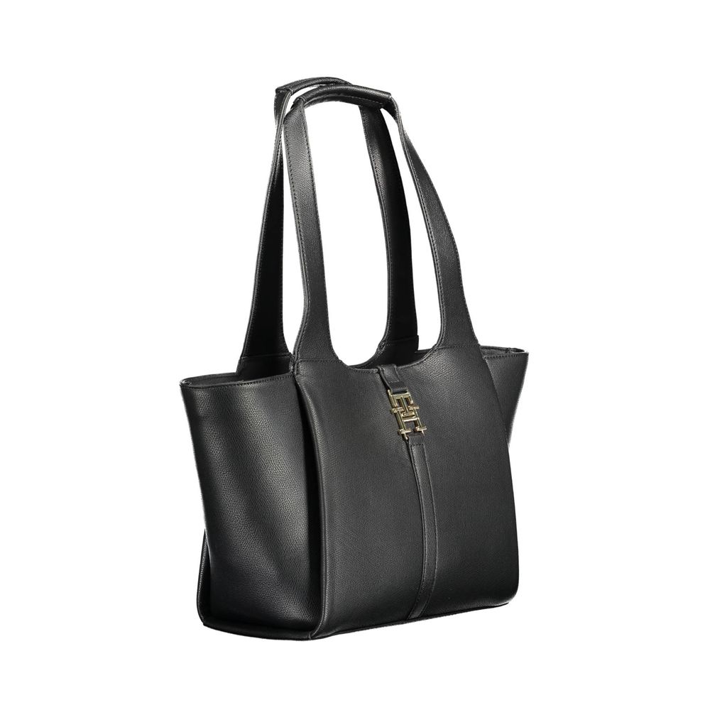 Tommy Hilfiger Women's Black Polyurethane Handbag - image 3