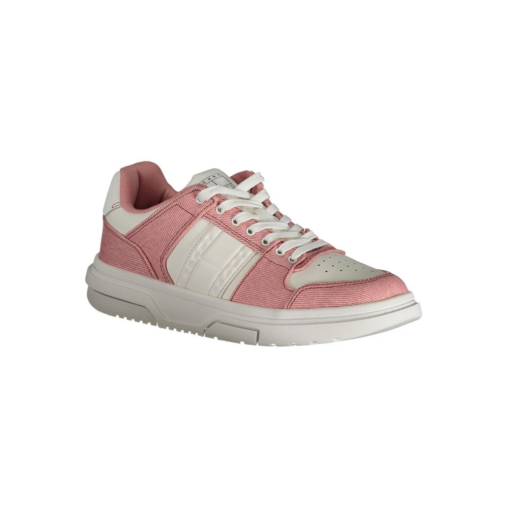 Tommy Hilfiger Women's Pink Polyurethane Sneakers