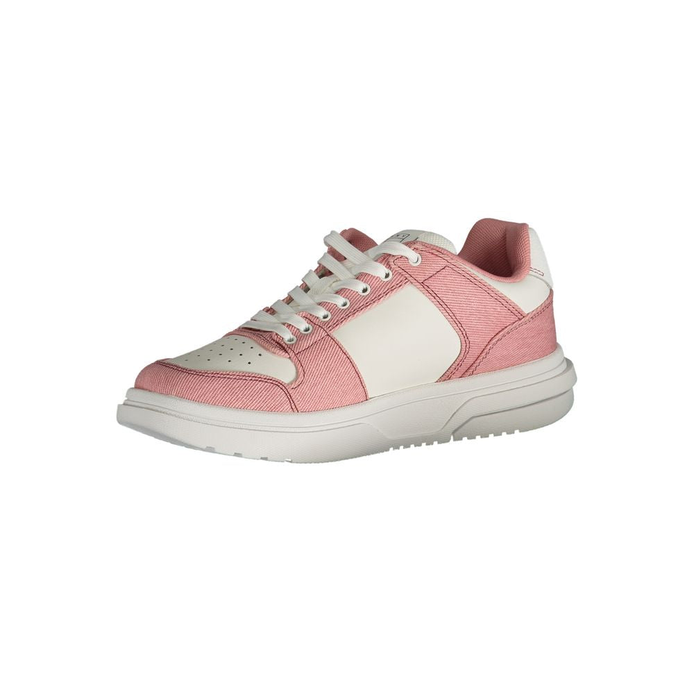 Tommy Hilfiger Women's Pink Polyurethane Sneakers