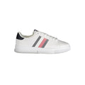 Tommy Hilfiger Men's White Polyurethane Sneakers
