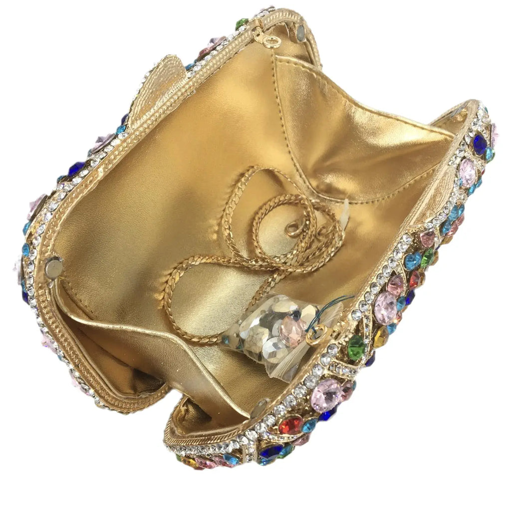 Luxury Crystal Evening Clutch Bag for Women