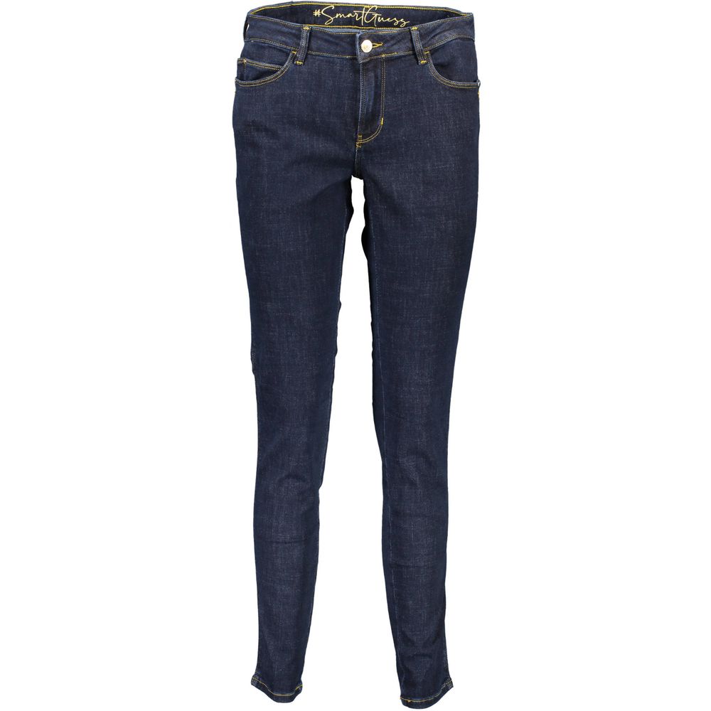 Guess Jeans Women's Blue Cotton Skinny Jeans