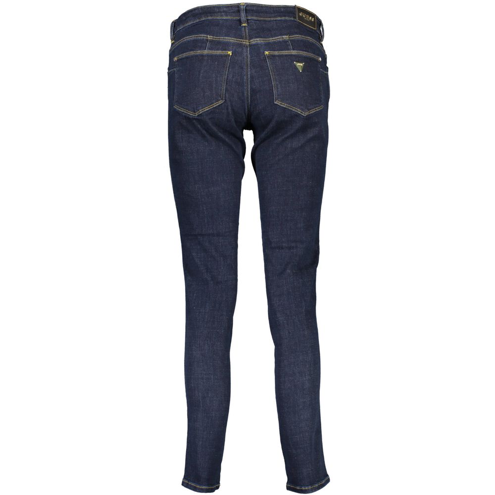 Guess Jeans Women's Blue Cotton Skinny Jeans