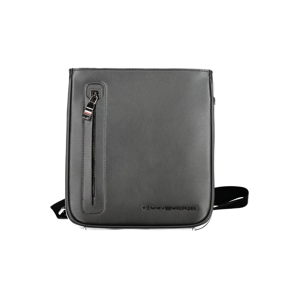 Tommy Hilfiger Men's Black Polyurethane Shoulder Bag - image 1