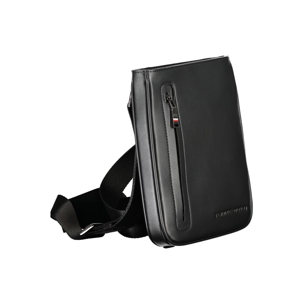 Tommy Hilfiger Men's Black Polyurethane Shoulder Bag - image 3