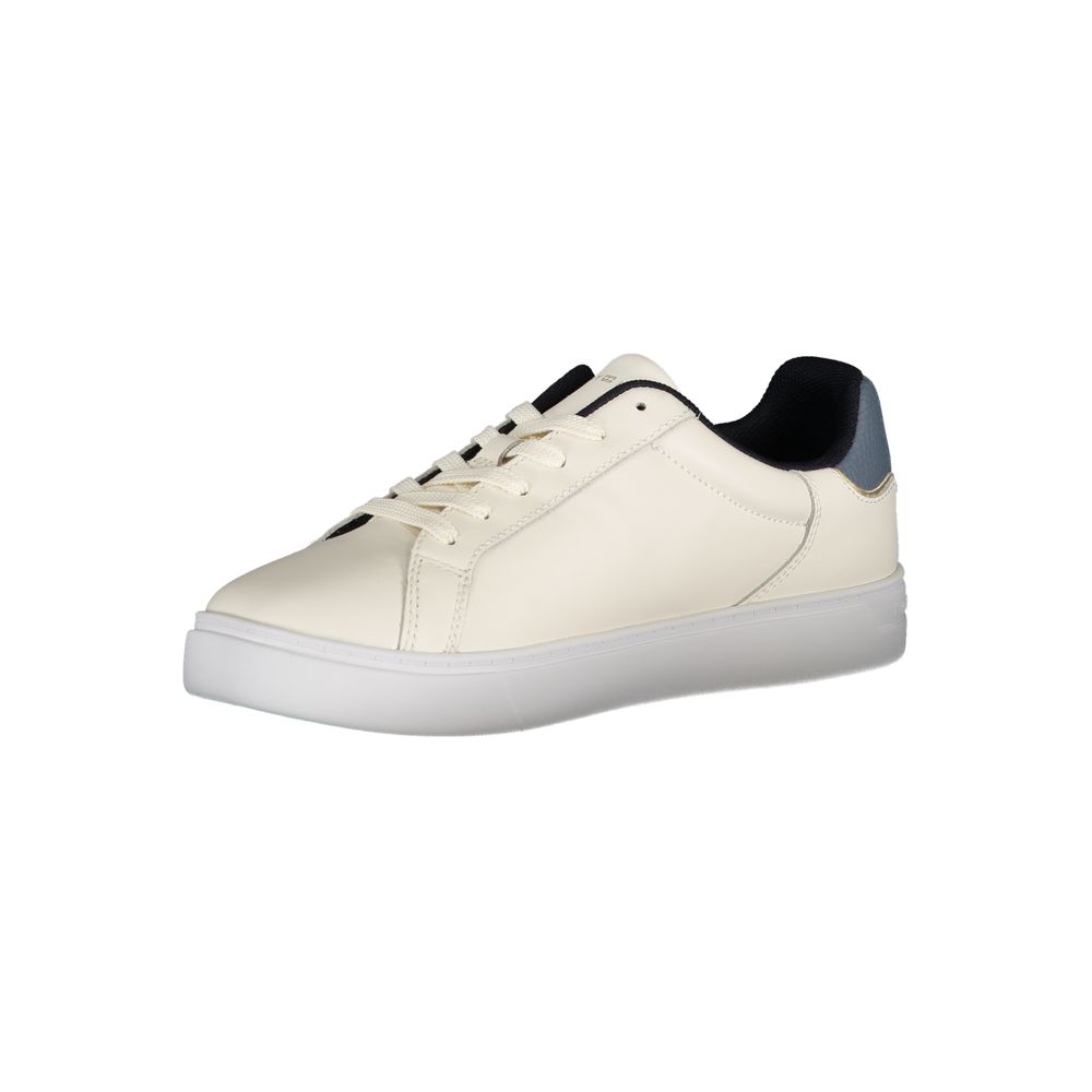 Tommy Hilfiger Women's Beige Leather Sneakers